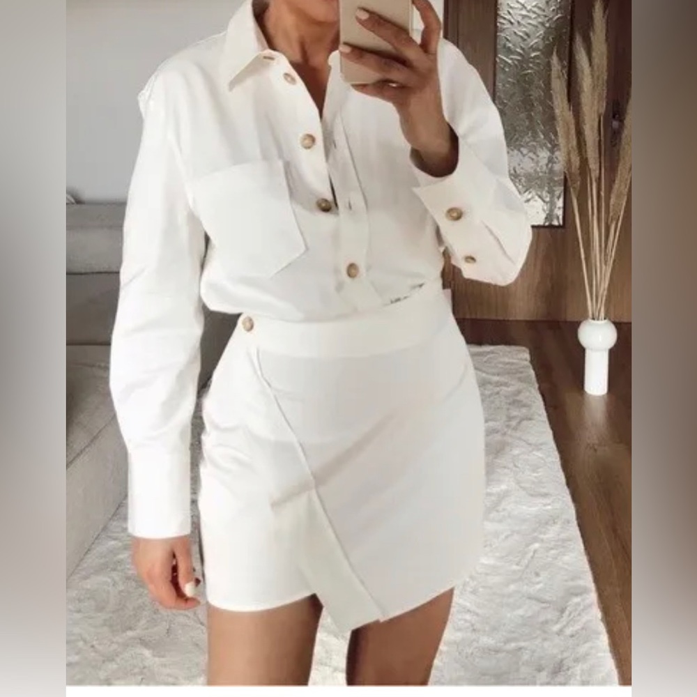 Zara mini shirt dress XL